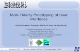 Multi-Fidelity Prototyping of User Interfaces