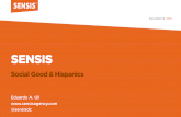 Social Good & Hispanics (presentation by Sensis)
