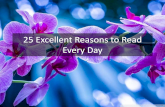 25 Excellent Reasons to Read