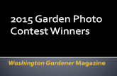 Garden Photo Contest  2015 Winners