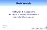 Profit, tax & accounting for buyers, sellers & owners