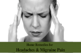 Home remedies for headaches & migraine pain