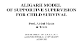 ALIGARH MODEL OF SUPPORTIVE SUPERVISION FOR CHILD SURVIVAL