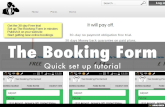 The Booking Form
