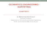 GEOMATICS ENGINEERING / SURVEYING - .Geomatics Engineering / Surveying ... The role of Surveying