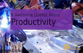 8 Awesome Quotes About Productivity