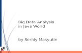 Java day   Big Data Analysis In Java World