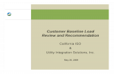 Customer Baseline Load Review and Recommendation  Baseline Load Review and Recommendation ... Baseline Analysis of AMP Aggregator Demand Response Program by Christensen Associates