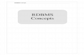 RDBMS Concepts