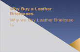Why Buy a Leather Briefcases