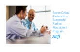 7 Critical Factors For a Successful Partner Recruitment Program