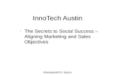 The Secrets to Social Success – Aligning Marketing and Sales Objectives
