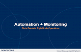 Operations Playbook: Monitoring and Automation - RightScale Compute 2013