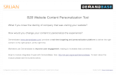 Demandbase - B2B Content Personalization Module for Drupal
