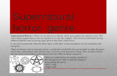 Supernatural  horror  genre