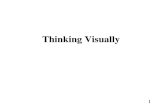 1 Thinking Visually. 2 Introduction Thinking visually seeks to enlarge your capacity to process vast quantities of data that you possess. You need informative.
