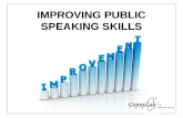 IMPROVING PUBLIC SPEAKING SKILLS The biggest challenge of life was to overcome the fear of public speaking. 2
