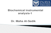 Dr. Maha Al-Sedik. Objectives: ï± Electromagnetic Radiation ï± White light ï± Beerâ€™ s law ï± Spectrophotometer ï± Components of spectrophotometer ï±
