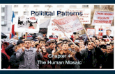 Political Patterns Chapter 4 The Human Mosaic. Culture Regions Political culture regions Political culture regions Political diffusion Political diffusion.