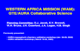 WESTERN AFRICA MISSION (WAM): GTE/AURA Collaborative Science