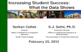 Increasing Student Success:                     What the Data Shows