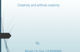 Creativity and artificial creativity