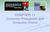 CHAPTER 11 Consumer Preferences and Consumer Choice.