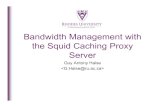 Bandwidth Management with the Squid Caching Proxy Server Overview of Squid • Squid is a caching proxy