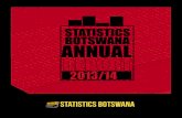 STATISTICS BOTSWANA ANNUAL Botswana...آ  ii annual report Statistics Botswana Statistics Botswana, on