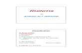 Rhinitis (Dr. Ahmad Ali) - Lectures/Nose/Rhinitis (Dr... · Chronic Atrophic Rhinitis Definition characterized