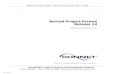 Sonnet Project Format Release 12 - Sonnet A Sonnet netlist project specifies a circuit netlist composed