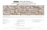 Lafayette Dressed Ashlar Specifications - Old World Stone ... LAFAYETTE DRESSED ASHLAR Foundation Series