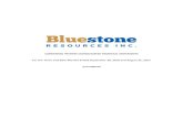 2018 Q3 FS - Bluestone Resources 

Title: 2018 Q3 FS Created Date: 11/23/2018 10:20:00 AM