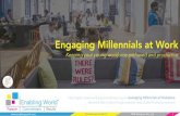 Engaging Millennials at Work 2019-10-31آ  TWE Solutions Pvt. Ltd Engaging Millennials at Work Who are