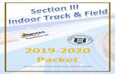GIRLS INDOOR TRACK & FIELD CHAMPIONSHIPS ... Revised 10/24/2019 Section III Indoor Track Packet 2019-2020