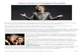 Hillary Clinton's 22 Biggest Clinton  آ  Hillary Clinton's 22 Biggest Scandals Hillary Clinton