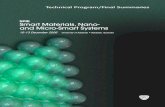 Smart Materials, Nano- and Micro-Smart 2007-03-15¢  smart materials, smart structures, smart micro/nanoelectronics