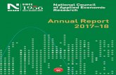 Annual Report 2017â€“18 - 2018-11-30آ  iv NCAER ANNUA REPOR 2017â€“18 The new buildings of the NCAER