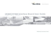 UC864/CC864 Interface Board User Guide - DCS Marketplace accept any liability for any injury, loss or