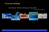 Travel Daily First Class Guide 2011 First Class Guide Page 2 Contents Welcome Travel Daily is proud