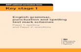 2017 national curriculum tests Key stage 1 2017 key stage 1 English grammar, punctuation and spelling