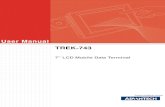 User Manual TREK-743 - 2016-11-10آ  TREK-743 User Manual vii Safety Precaution - Static Electricity