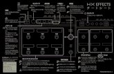 Line 6 HX Effects Cheat Sheet - Rev D, Japanese Effects Cheat... guitar amp(s); when connecting to a