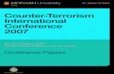 Counter-Terrorism International Conference 2007 4 â€¢ Counter-Terrorism International Conference 2007