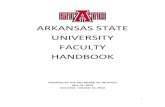ARKANSAS STATE UNIVERSITY FACULTY HANDBOOK 2018-10-22آ  The Arkansas State University-Jonesboro Faculty