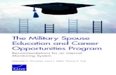 The Military Spouse Education and Career Opportunities ... The Military Spouse Education and Career