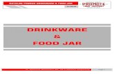 DRINKWARE FOOD JAR - Tempat Jual Tumbler Logo KATALOG PRODUK DRINKWARE & FOOD JAR Th 2018 J l . M a