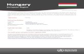 Hungary - World Health Organization Hungary - Regulation Hungary: Regulation 2.8 Regulation The chief