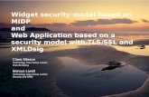 Widget security model based on MIDP and Web Rev 1 Widget security model based on MIDP and Web Application