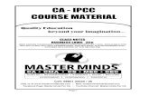 CA - IPCC 2019-03-10¢  Facebook Page: Masterminds For CA YouTube Channel: Masterminds For CA CA - IPCC